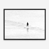 Shop Surfer Photo Canvas Print a coastal themed photography framed stretched canvas print from The Print Emporium wall artwork collection - Buy Australian made prints for the home and your interior decor space, TPE-614-CA-35X46-NF