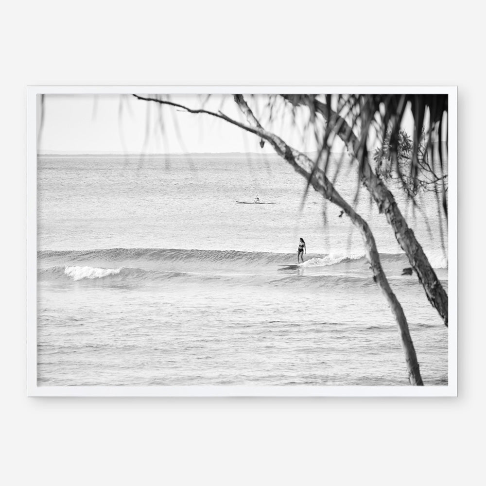 Shop Surfing At Noosa Photo Art Print a coastal themed photography wall art print from The Print Emporium wall artwork collection - Buy Australian made fine art poster and framed prints for the home and your interior decor, TPE-1228-AP
