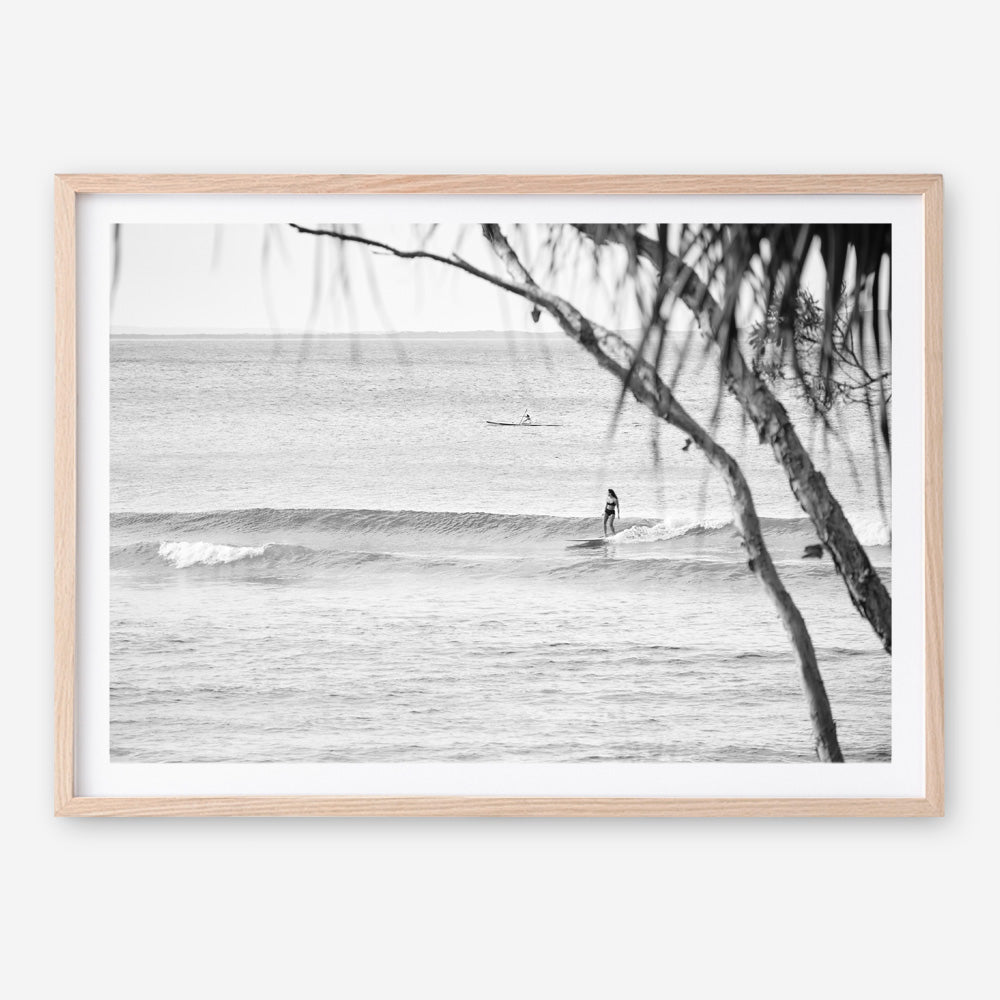 Shop Surfing At Noosa Photo Art Print a coastal themed photography wall art print from The Print Emporium wall artwork collection - Buy Australian made fine art poster and framed prints for the home and your interior decor, TPE-1228-AP