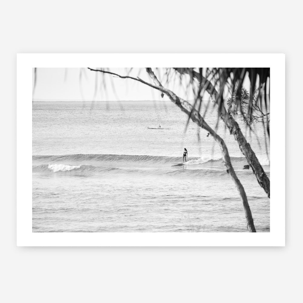 Shop Surfing At Noosa Photo Art Print a coastal themed photography wall art print from The Print Emporium wall artwork collection - Buy Australian made fine art poster and framed prints for the home and your interior decor, TPE-1228-AP
