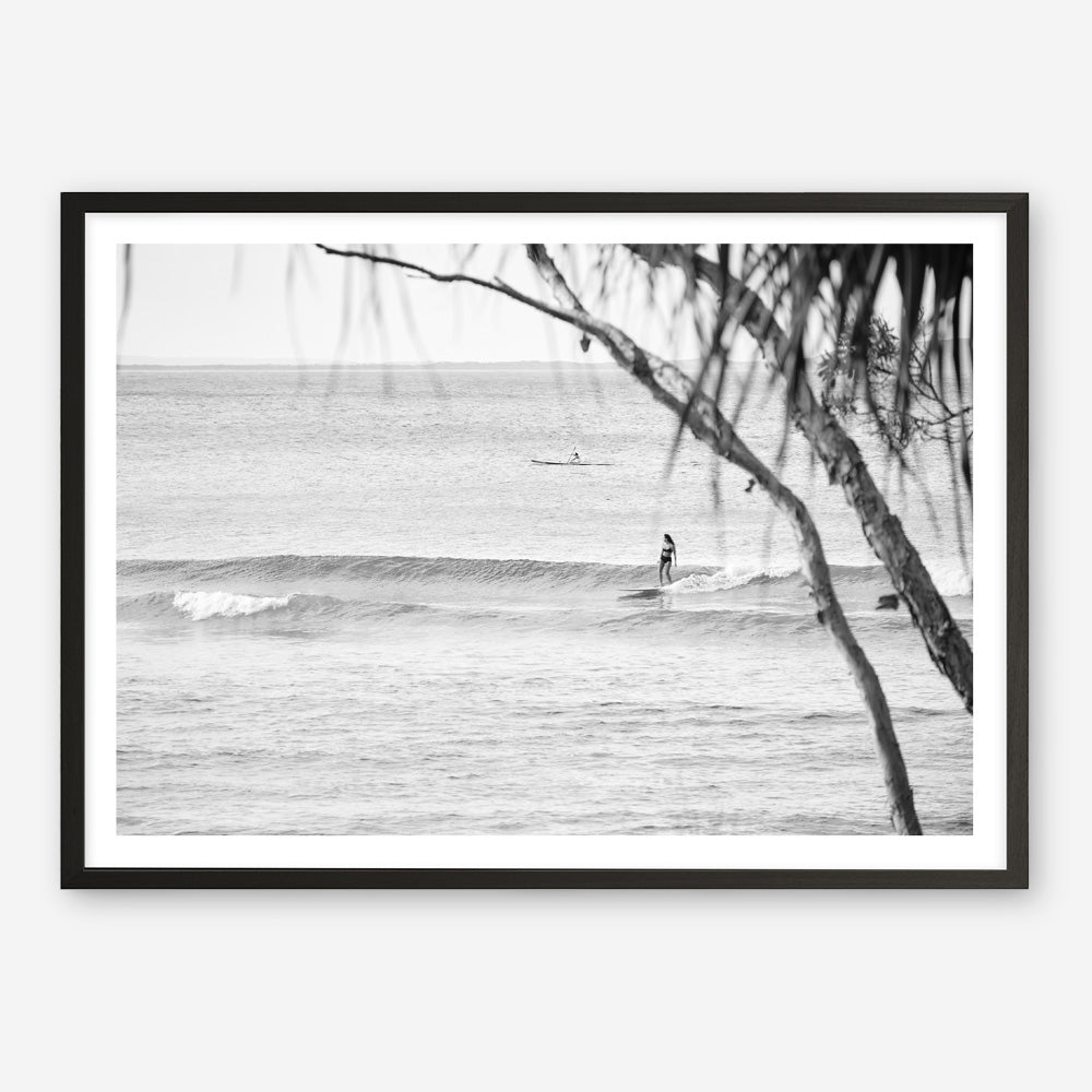 Shop Surfing At Noosa Photo Art Print a coastal themed photography wall art print from The Print Emporium wall artwork collection - Buy Australian made fine art poster and framed prints for the home and your interior decor, TPE-1228-AP