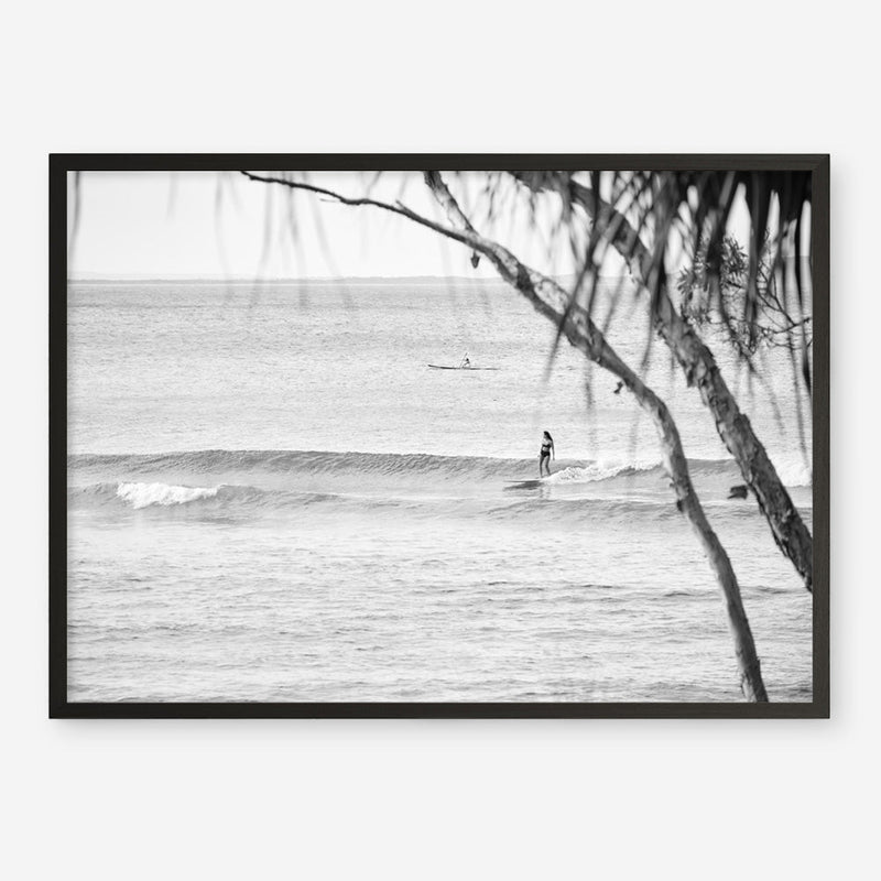 Shop Surfing At Noosa Photo Art Print a coastal themed photography wall art print from The Print Emporium wall artwork collection - Buy Australian made fine art poster and framed prints for the home and your interior decor, TPE-1228-AP