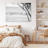 Shop Surfing At Noosa Photo Canvas Print a coastal themed photography framed stretched canvas print from The Print Emporium wall artwork collection - Buy Australian made prints for the home and your interior decor space, TPE-1228-CA-35X46-NF