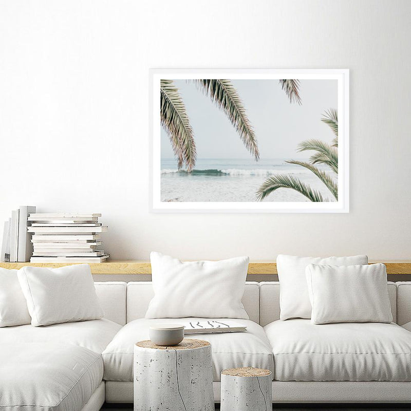 Shop Swaying Palms Photo Art Print a coastal themed photography wall art print from The Print Emporium wall artwork collection - Buy Australian made fine art poster and framed prints for the home and your interior decor, TPE-1196-AP