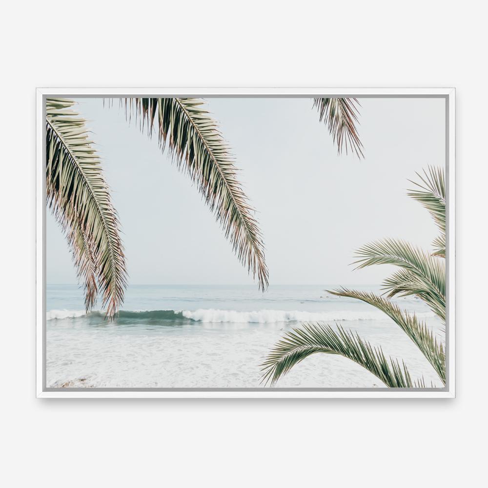Shop Swaying Palms Photo Canvas Print a coastal themed photography framed stretched canvas print from The Print Emporium wall artwork collection - Buy Australian made prints for the home and your interior decor space, TPE-1196-CA-35X46-NF