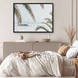 Shop Swaying Palms Photo Canvas Print a coastal themed photography framed stretched canvas print from The Print Emporium wall artwork collection - Buy Australian made prints for the home and your interior decor space, TPE-1196-CA-35X46-NF