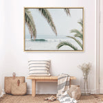 Shop Swaying Palms Photo Canvas Print a coastal themed photography framed stretched canvas print from The Print Emporium wall artwork collection - Buy Australian made prints for the home and your interior decor space, TPE-1196-CA-35X46-NF