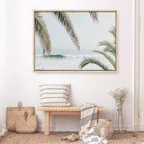 Shop Swaying Palms Photo Canvas Print a coastal themed photography framed stretched canvas print from The Print Emporium wall artwork collection - Buy Australian made prints for the home and your interior decor space, TPE-1196-CA-35X46-NF