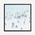 Shop Swimmers (Square) Art Print a coastal themed painted wall art print from The Print Emporium wall artwork collection - Buy Australian made fine art painting style poster and framed prints for the home and your interior decor room, TPE-319-AP