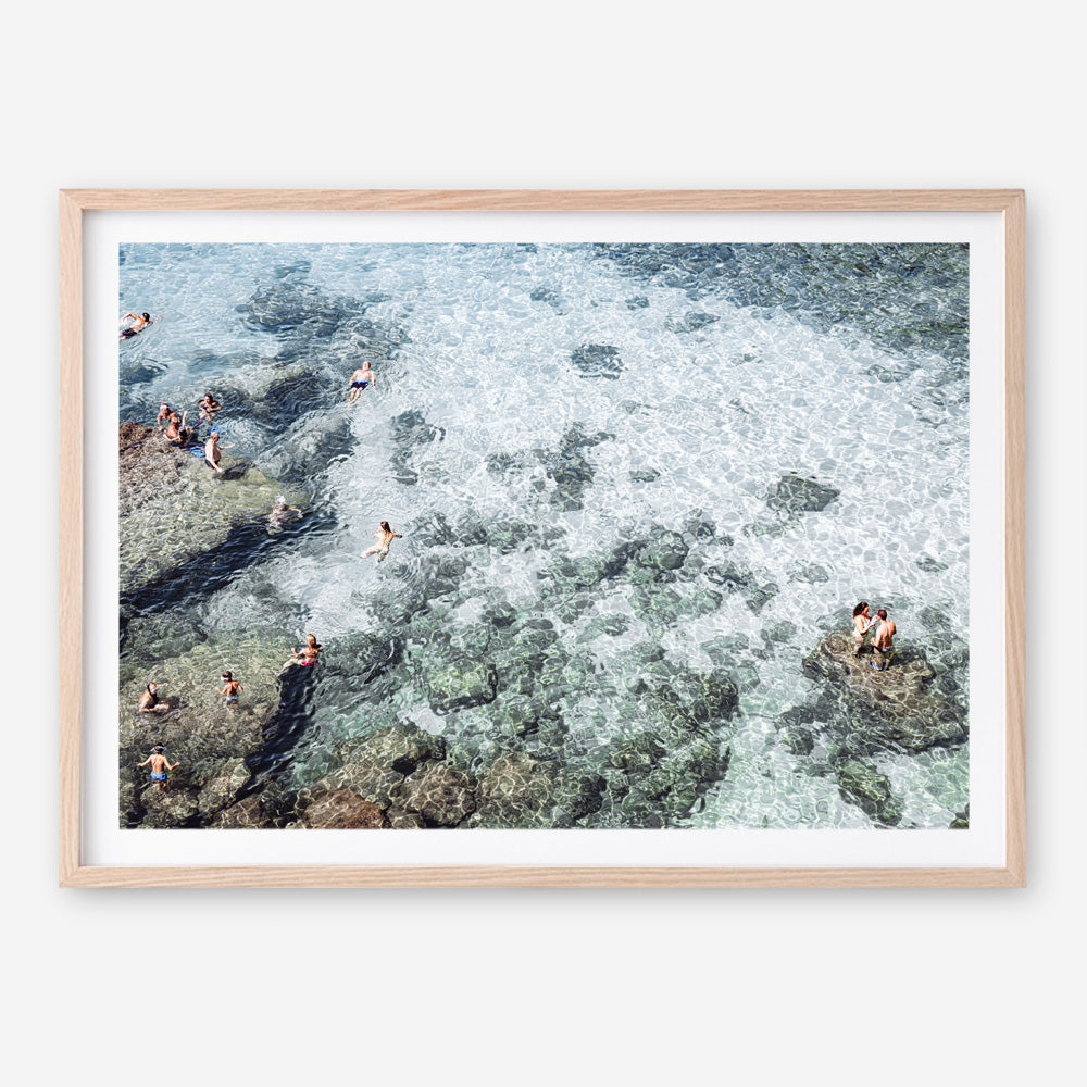 Shop Swimming in Puglia Photo Art Print a coastal themed photography wall art print from The Print Emporium wall artwork collection - Buy Australian made fine art poster and framed prints for the home and your interior decor, TPE-1222-AP