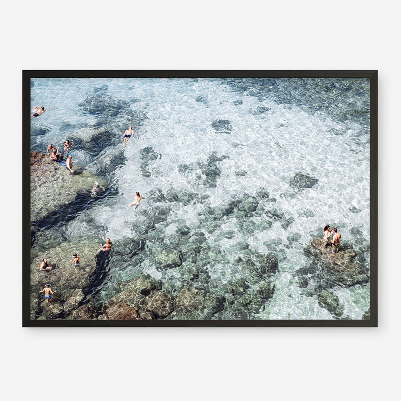 Shop Swimming in Puglia Photo Art Print a coastal themed photography wall art print from The Print Emporium wall artwork collection - Buy Australian made fine art poster and framed prints for the home and your interior decor, TPE-1222-AP