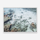 Shop Swimming in Puglia Photo Canvas Print a coastal themed photography framed stretched canvas print from The Print Emporium wall artwork collection - Buy Australian made prints for the home and your interior decor space, TPE-1222-CA-35X46-NF