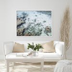 Shop Swimming in Puglia Photo Canvas Print a coastal themed photography framed stretched canvas print from The Print Emporium wall artwork collection - Buy Australian made prints for the home and your interior decor space, TPE-1222-CA-35X46-NF