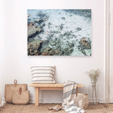 Shop Swimming in Puglia Photo Canvas Print a coastal themed photography framed stretched canvas print from The Print Emporium wall artwork collection - Buy Australian made prints for the home and your interior decor space, TPE-1222-CA-35X46-NF