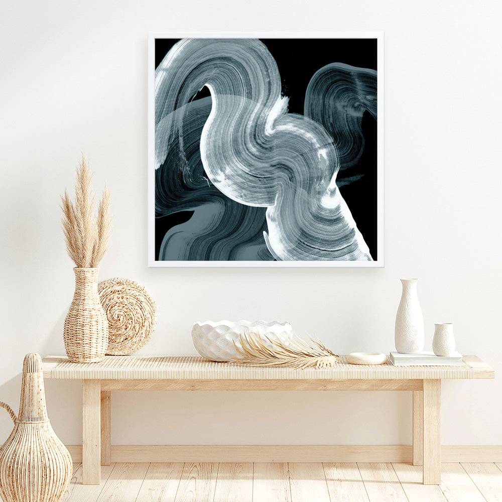 Shop Swirl II (Square) Art Print a painted abstract themed wall art print from The Print Emporium wall artwork collection - Buy Australian made fine art painting style poster and framed prints for the home and your interior decor room, TPE-PC-PG298-AP