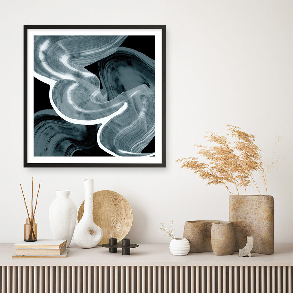 Shop Swirl III (Square) Art Print a painted abstract themed wall art print from The Print Emporium wall artwork collection - Buy Australian made fine art painting style poster and framed prints for the home and your interior decor room, TPE-PC-PG299-AP