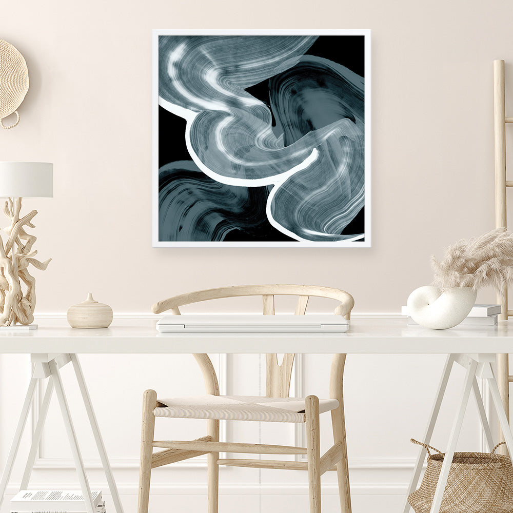 Shop Swirl III (Square) Art Print a painted abstract themed wall art print from The Print Emporium wall artwork collection - Buy Australian made fine art painting style poster and framed prints for the home and your interior decor room, TPE-PC-PG299-AP