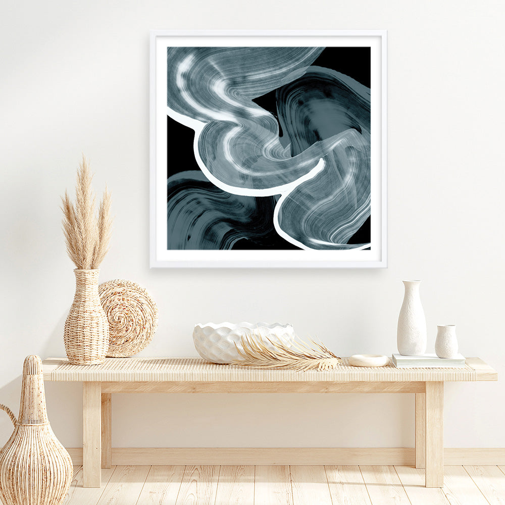 Shop Swirl III (Square) Art Print a painted abstract themed wall art print from The Print Emporium wall artwork collection - Buy Australian made fine art painting style poster and framed prints for the home and your interior decor room, TPE-PC-PG299-AP