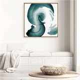 Shop Swirl IV (Square) Canvas Print a painted abstract themed framed canvas wall art print from The Print Emporium artwork collection - Buy Australian made fine art painting style stretched canvas prints for the home and your interior decor space, TPE-PC-PG300-CA-40X40-NF