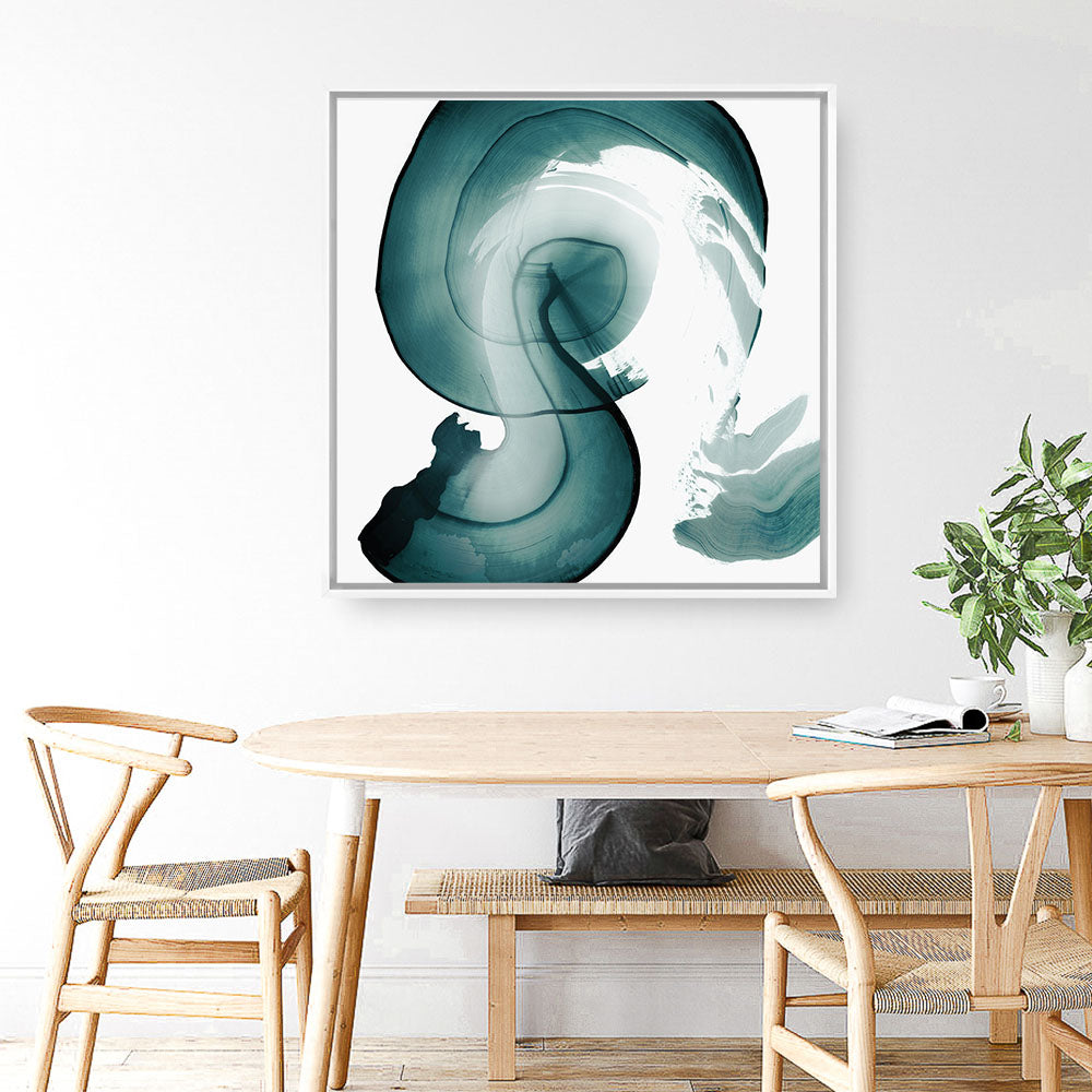 Shop Swirl IV (Square) Canvas Print a painted abstract themed framed canvas wall art print from The Print Emporium artwork collection - Buy Australian made fine art painting style stretched canvas prints for the home and your interior decor space, TPE-PC-PG300-CA-40X40-NF