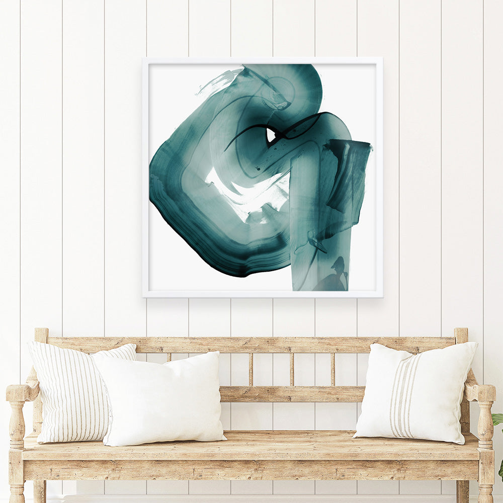 Shop Swirl V (Square) Art Print a painted abstract themed wall art print from The Print Emporium wall artwork collection - Buy Australian made fine art painting style poster and framed prints for the home and your interior decor room, TPE-PC-PG301-AP