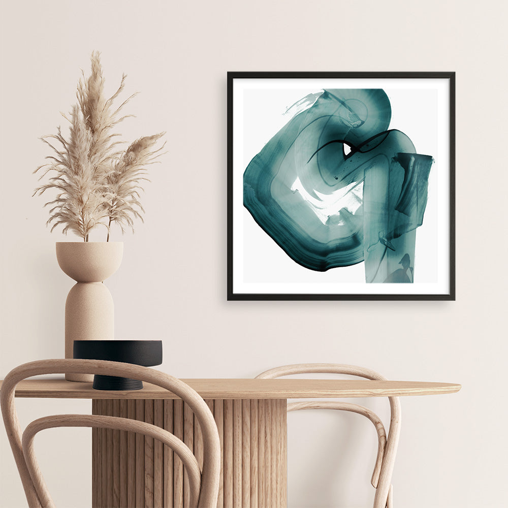 Shop Swirl V (Square) Art Print a painted abstract themed wall art print from The Print Emporium wall artwork collection - Buy Australian made fine art painting style poster and framed prints for the home and your interior decor room, TPE-PC-PG301-AP