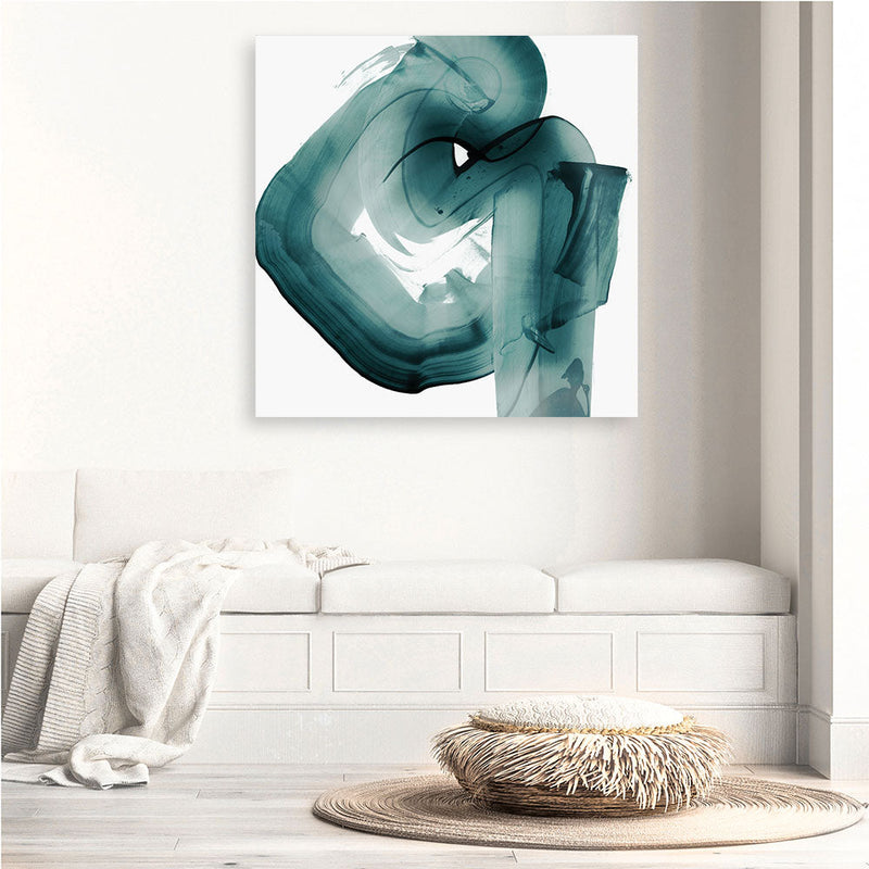 Shop Swirl V (Square) Canvas Print a painted abstract themed framed canvas wall art print from The Print Emporium artwork collection - Buy Australian made fine art painting style stretched canvas prints for the home and your interior decor space, TPE-PC-PG301-CA-40X40-NF