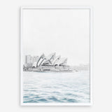 Shop Sydney Opera House Art Print a coastal themed painted wall art print from The Print Emporium wall artwork collection - Buy Australian made fine art painting style poster and framed prints for the home and your interior decor room, TPE-754-AP