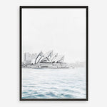 Shop Sydney Opera House Art Print a coastal themed painted wall art print from The Print Emporium wall artwork collection - Buy Australian made fine art painting style poster and framed prints for the home and your interior decor room, TPE-754-AP