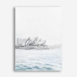 Shop Sydney Opera House Canvas Print a coastal themed painted framed canvas wall art print from The Print Emporium artwork collection - Buy Australian made fine art painting style stretched canvas prints for the home and your interior decor space, TPE-754-CA-35X46-NF