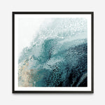 Shop Teal Aisa Teal Version (Square) Art Print a painted abstract themed wall art print from The Print Emporium wall artwork collection - Buy Australian made fine art painting style poster and framed prints for the home and your interior decor room, TPE-PC-HB007-AP