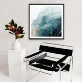 Shop Teal Aisa Teal Version (Square) Art Print a painted abstract themed wall art print from The Print Emporium wall artwork collection - Buy Australian made fine art painting style poster and framed prints for the home and your interior decor room, TPE-PC-HB007-AP