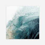 Shop Teal Aisa Teal Version (Square) Art Print a painted abstract themed wall art print from The Print Emporium wall artwork collection - Buy Australian made fine art painting style poster and framed prints for the home and your interior decor room, TPE-PC-HB007-AP