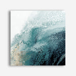 Shop Teal Aisa Teal Version (Square) Canvas Print a painted abstract themed framed canvas wall art print from The Print Emporium artwork collection - Buy Australian made fine art painting style stretched canvas prints for the home and your interior decor space, TPE-PC-HB007-CA-40X40-NF