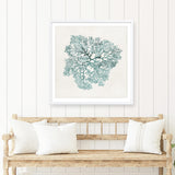 Shop Teal Coral I (Square) Art Print a painted style wall art print from The Print Emporium wall artwork collection - Buy Australian made fine art painting style poster and framed prints for the home and your interior decor room, TPE-PC-WL427-AP