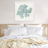 Shop Teal Coral II (Square) Art Print a painted style wall art print from The Print Emporium wall artwork collection - Buy Australian made fine art painting style poster and framed prints for the home and your interior decor room, TPE-PC-WL428-AP