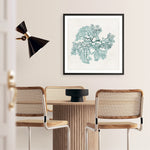 Shop Teal Coral II (Square) Art Print a painted style wall art print from The Print Emporium wall artwork collection - Buy Australian made fine art painting style poster and framed prints for the home and your interior decor room, TPE-PC-WL428-AP