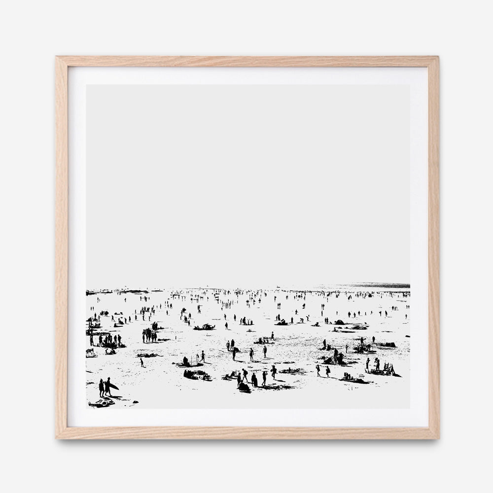 Shop The Beach (Square) Art Print a painted abstract themed wall art print from The Print Emporium wall artwork collection - Buy Australian made fine art painting style poster and framed prints for the home and your interior decor room, TPE-DH-177-AP