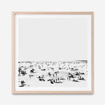 Shop The Beach (Square) Art Print a painted abstract themed wall art print from The Print Emporium wall artwork collection - Buy Australian made fine art painting style poster and framed prints for the home and your interior decor room, TPE-DH-177-AP