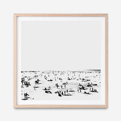 Shop The Beach (Square) Art Print a painted abstract themed wall art print from The Print Emporium wall artwork collection - Buy Australian made fine art painting style poster and framed prints for the home and your interior decor room, TPE-DH-177-AP