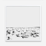 Shop The Beach (Square) Art Print a painted abstract themed wall art print from The Print Emporium wall artwork collection - Buy Australian made fine art painting style poster and framed prints for the home and your interior decor room, TPE-DH-177-AP