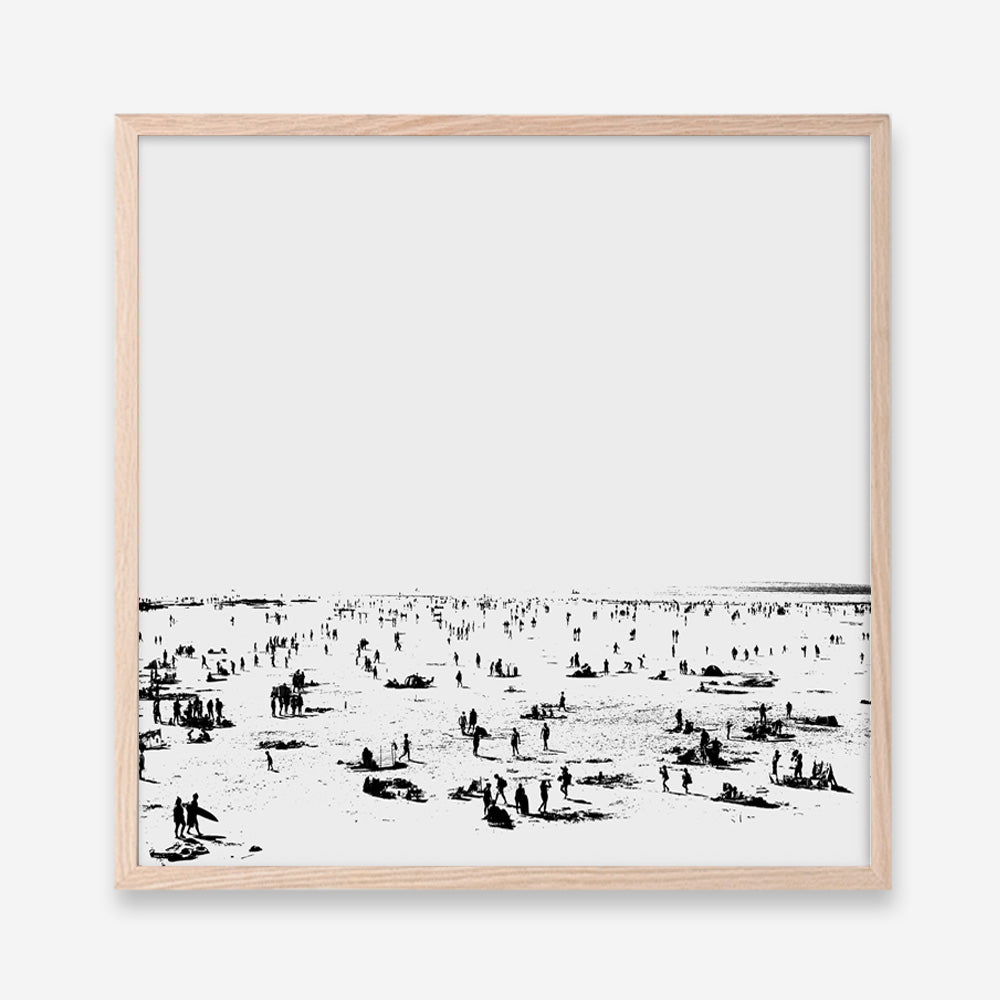 Shop The Beach (Square) Art Print a painted abstract themed wall art print from The Print Emporium wall artwork collection - Buy Australian made fine art painting style poster and framed prints for the home and your interior decor room, TPE-DH-177-AP