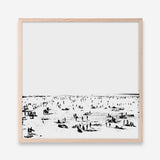 Shop The Beach (Square) Art Print a painted abstract themed wall art print from The Print Emporium wall artwork collection - Buy Australian made fine art painting style poster and framed prints for the home and your interior decor room, TPE-DH-177-AP