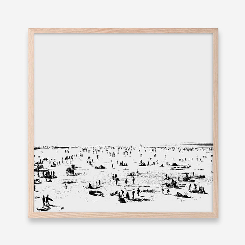 Shop The Beach (Square) Art Print a painted abstract themed wall art print from The Print Emporium wall artwork collection - Buy Australian made fine art painting style poster and framed prints for the home and your interior decor room, TPE-DH-177-AP