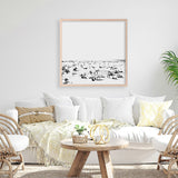 Shop The Beach (Square) Art Print a painted abstract themed wall art print from The Print Emporium wall artwork collection - Buy Australian made fine art painting style poster and framed prints for the home and your interior decor room, TPE-DH-177-AP