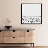 Shop The Beach (Square) Art Print a painted abstract themed wall art print from The Print Emporium wall artwork collection - Buy Australian made fine art painting style poster and framed prints for the home and your interior decor room, TPE-DH-177-AP