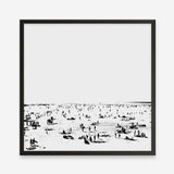 Shop The Beach (Square) Art Print a painted abstract themed wall art print from The Print Emporium wall artwork collection - Buy Australian made fine art painting style poster and framed prints for the home and your interior decor room, TPE-DH-177-AP