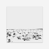 Shop The Beach (Square) Art Print a painted abstract themed wall art print from The Print Emporium wall artwork collection - Buy Australian made fine art painting style poster and framed prints for the home and your interior decor room, TPE-DH-177-AP