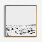 Shop The Beach (Square) Canvas Print a painted abstract themed framed canvas wall art print from The Print Emporium artwork collection - Buy Australian made fine art painting style stretched canvas prints for the home and your interior decor space, TPE-DH-177-CA-40X40-NF