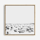 Shop The Beach (Square) Canvas Print a painted abstract themed framed canvas wall art print from The Print Emporium artwork collection - Buy Australian made fine art painting style stretched canvas prints for the home and your interior decor space, TPE-DH-177-CA-40X40-NF